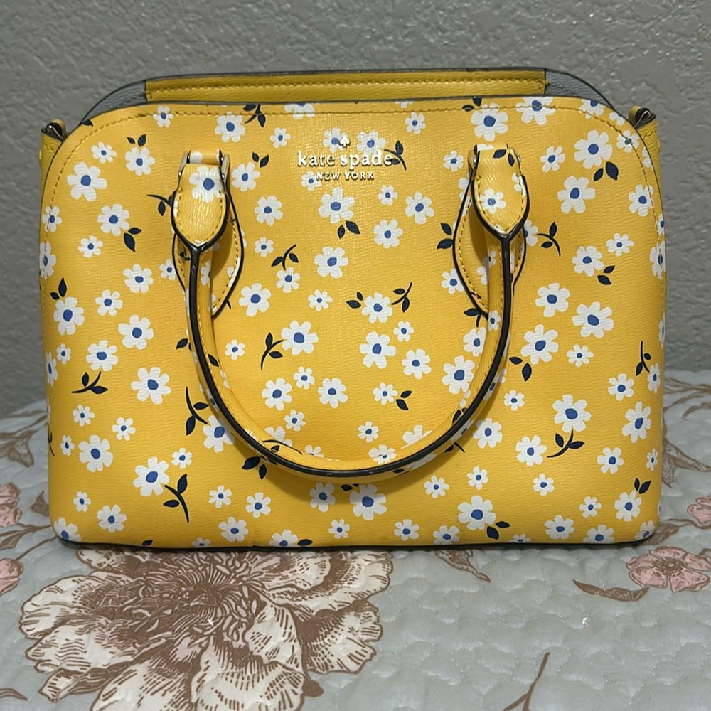 New Flower print Kate spade bag